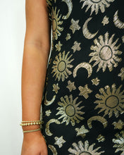 Load image into Gallery viewer, Show Me Your MUMU Lisa Mini Dress | Celestial Shimmer Chiffon