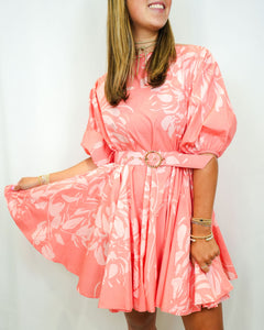 Prosperina Fallon Swing Dress | Antique Rose