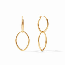 Load image into Gallery viewer, Julie Vos Fleur-de-Lis 2 in 1 Earring | Gold
