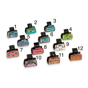 Hand Beaded Claw Clips