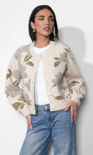 Load image into Gallery viewer, Greylin Skylar Cozy Floral Cardigan | Ivory