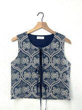 Load image into Gallery viewer, Greylin Romy Embroidered Tie Front Shell Top