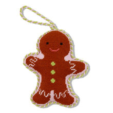 Load image into Gallery viewer, Furbish Gingerbread Needlepoint Icon Ornament