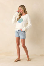 Load image into Gallery viewer, Paradisa Shell Island Sweater | White