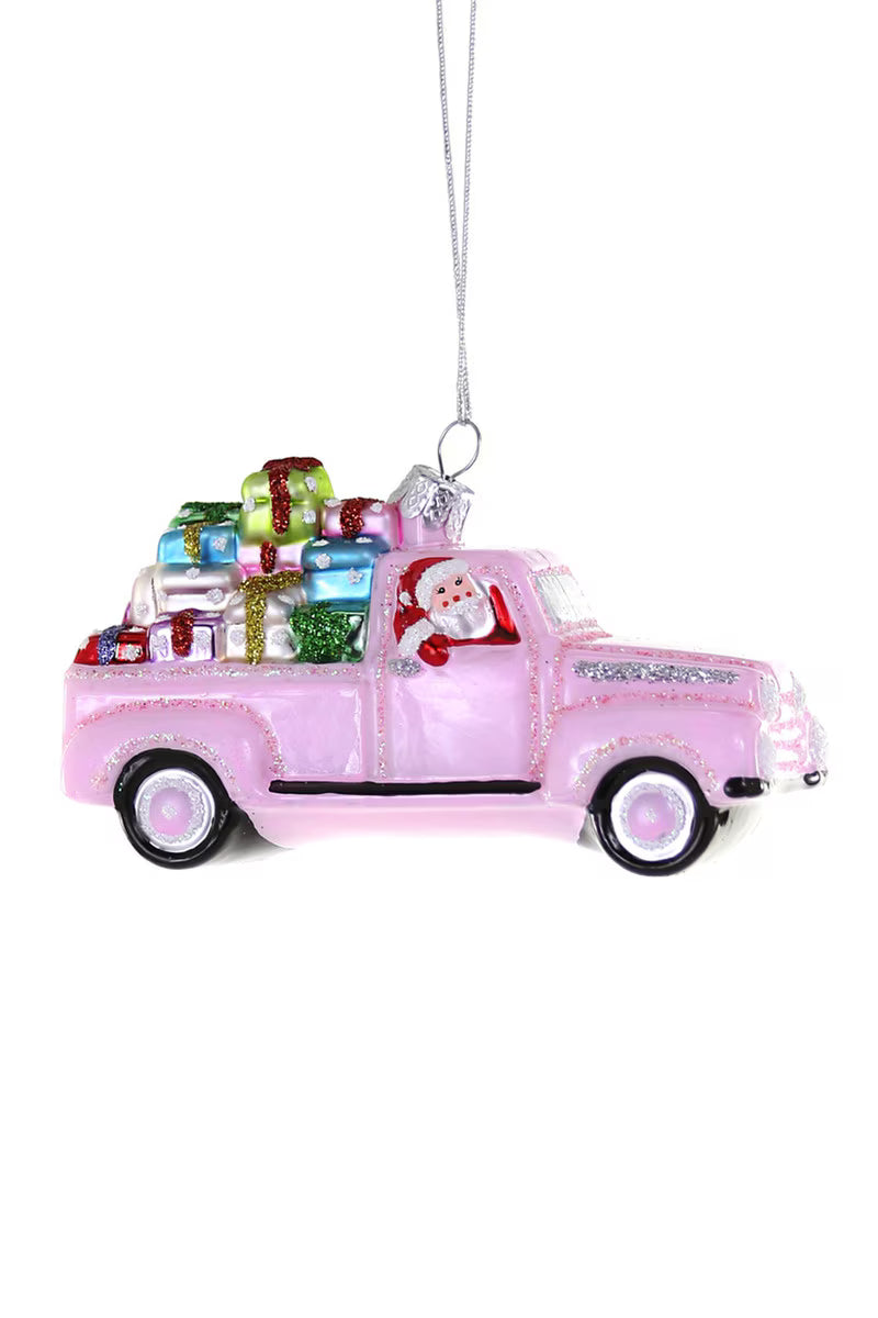 Holly Jolly Delivery Ornament