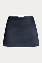 Load image into Gallery viewer, Good American The Satin Skirt | New Navy