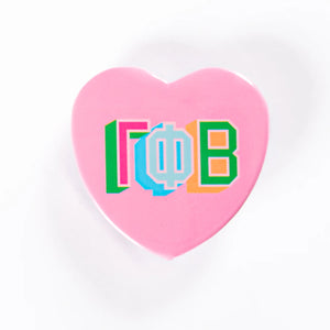 Sorority Block Letter Buttons
