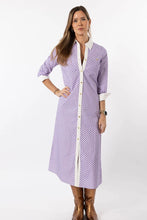 Load image into Gallery viewer, Garland Harper Dress | Purple Gingham/White