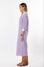Load image into Gallery viewer, Garland Harper Dress | Purple Gingham/White