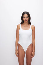 Load image into Gallery viewer, Good American The Sculpting Modern Tank Bodysuit | White