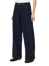 Load image into Gallery viewer, Habitual Jade Drawstring Wide Leg | Rinse