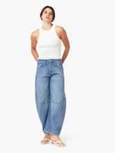 Load image into Gallery viewer, Habitual Harper High Rise Cropped Barrel | Cove