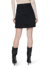 Load image into Gallery viewer, Habitual Studded Denim Mini Skirt | Washed Black