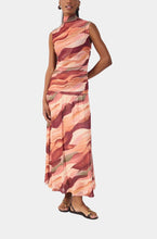 Load image into Gallery viewer, Dress To Multicolor Dunas High Neck Mesh Maxi Dress