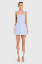 Load image into Gallery viewer, Amanda Uprichard Andreina Dress | Atlantic/Ivory