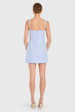 Load image into Gallery viewer, Amanda Uprichard Andreina Dress | Atlantic/Ivory