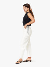 Load image into Gallery viewer, Habitual Harper High Rise Cropped Barrel | White