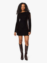 Load image into Gallery viewer, Habitual Off Shoulder Velvet Mini Dress | Brown