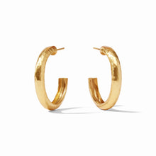 Load image into Gallery viewer, Julie Vos Gold Havana Hoop | Medium