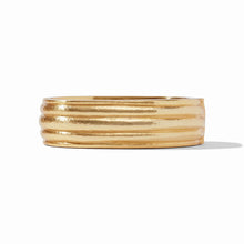 Load image into Gallery viewer, Julie Vos Havana Statement Hinge Bangle | Gold