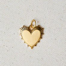 Load image into Gallery viewer, HART Gold Lurex Necklace Cord with Small Heart of Gold Charm
