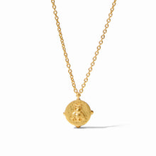 Load image into Gallery viewer, Julie Vos Gold Honeybee Solitaire Necklace | Pearl