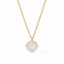Load image into Gallery viewer, Julie Vos Gold Honeybee Solitaire Necklace | Mother of Pearl
