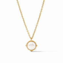 Load image into Gallery viewer, Julie Vos Gold Honeybee Solitaire Necklace | Pearl