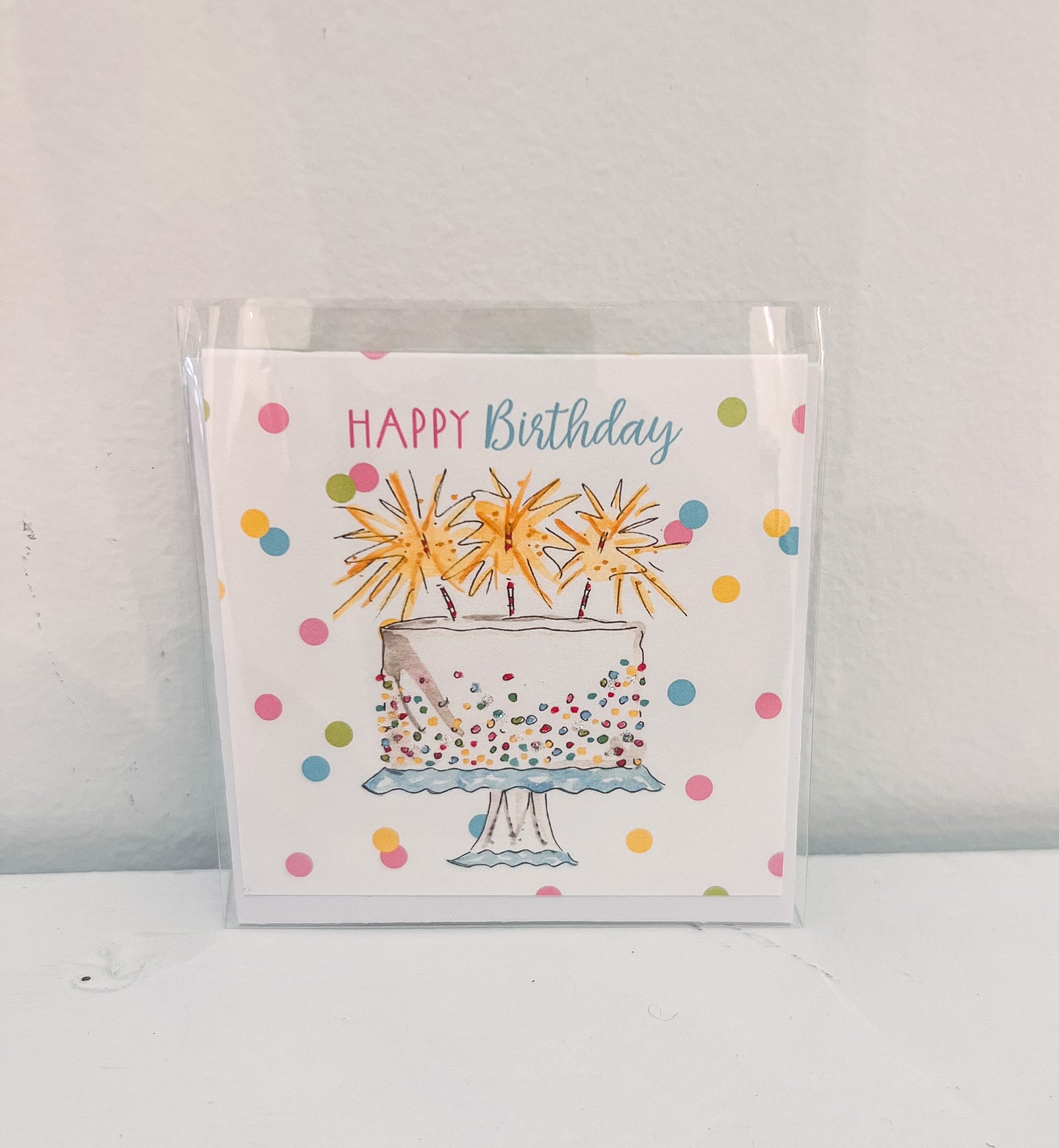 Burning Candles Enclosure Card