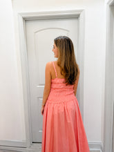 Load image into Gallery viewer, Karlie Solid Smock Cami Maxi Dress | Pink