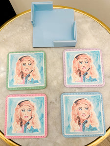 We Love Dolly Coasters