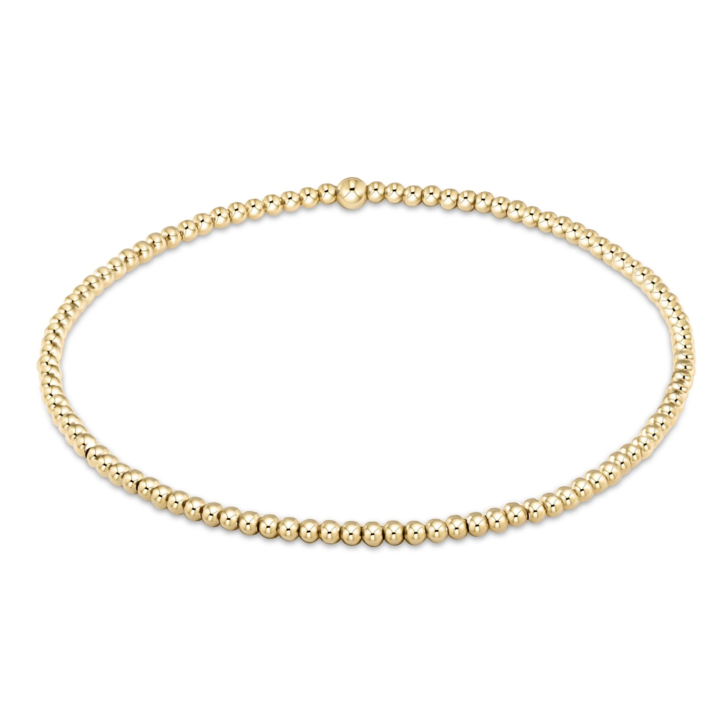 enewton extends - Classic Gold 2mm Bead Bracelet