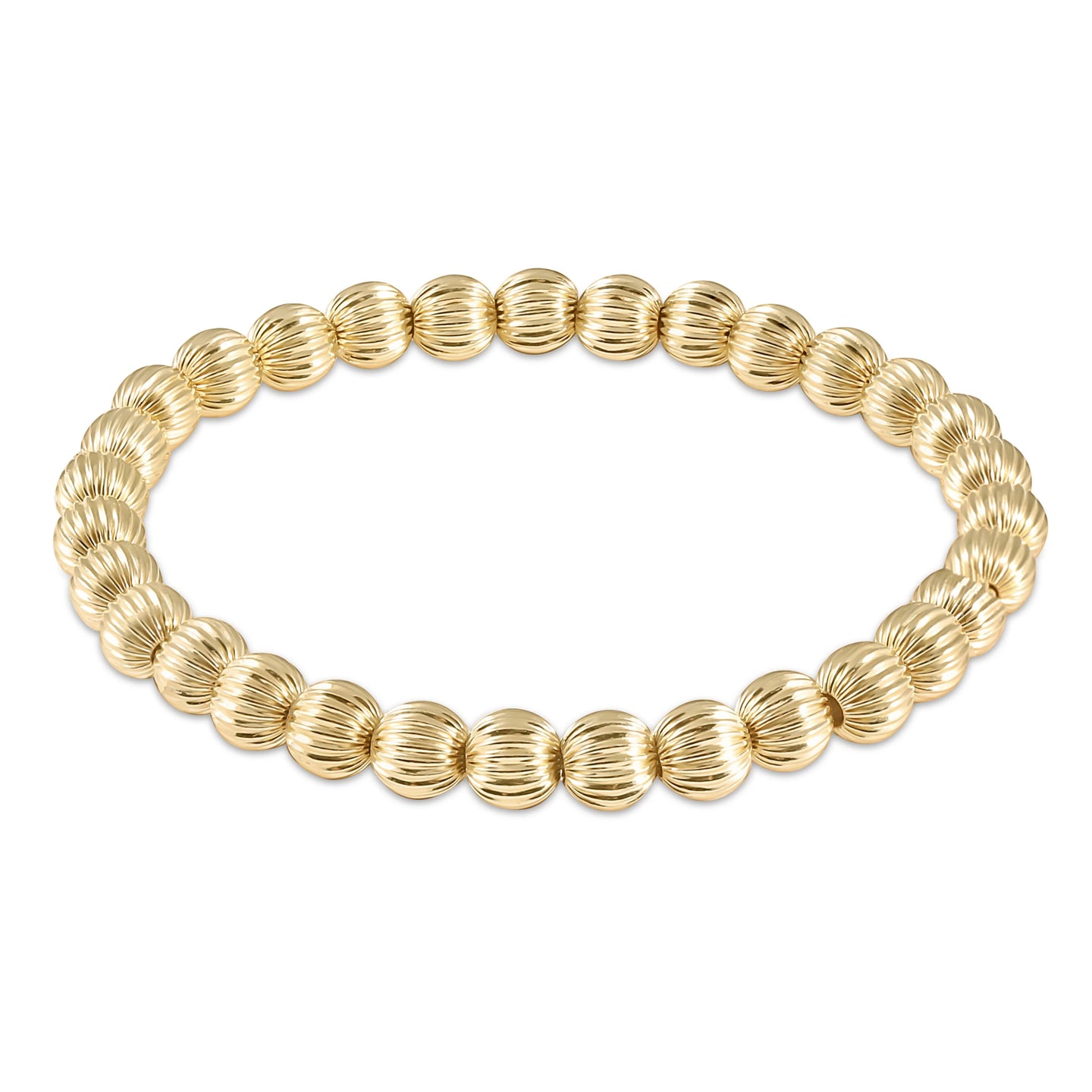 enewton extends - Dignity Gold 6mm Bead Bracelet