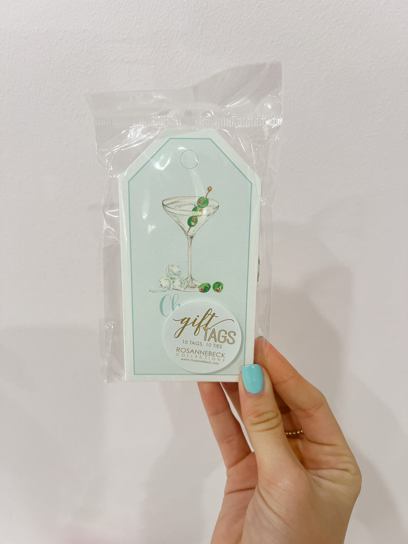 Cheers Martini Gift Tag