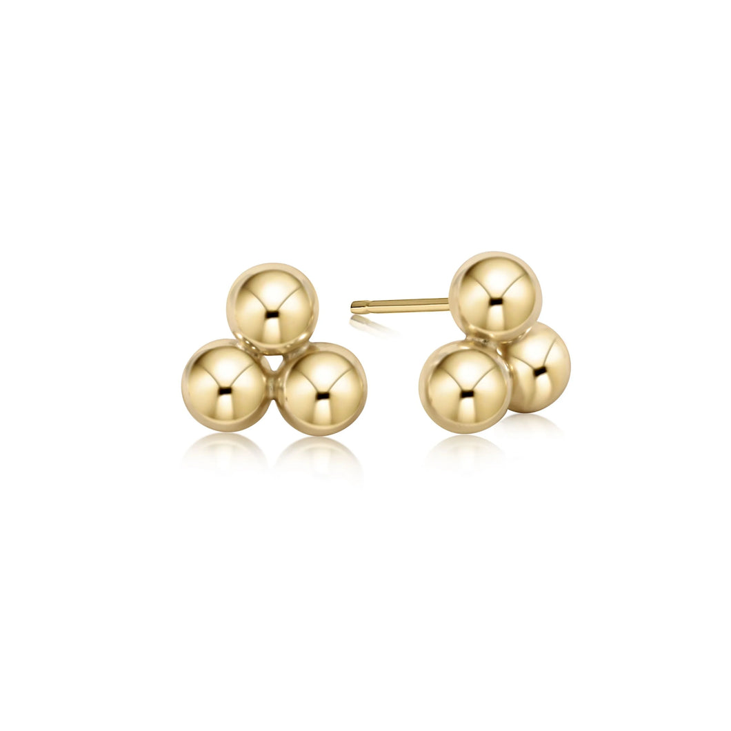 enewton Classic Cluster Stud - 6mm Gold