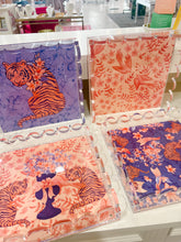 Load image into Gallery viewer, Clemson Acrylic Scalloped Tray