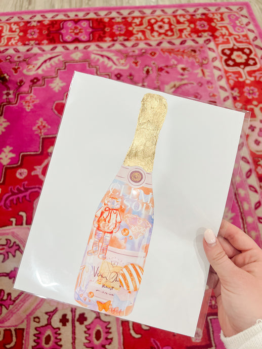 Taylor A Designs Clemson Bottle Print