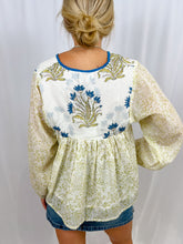 Load image into Gallery viewer, Victoria Dunn Birdie Blouse | Cedar Garden