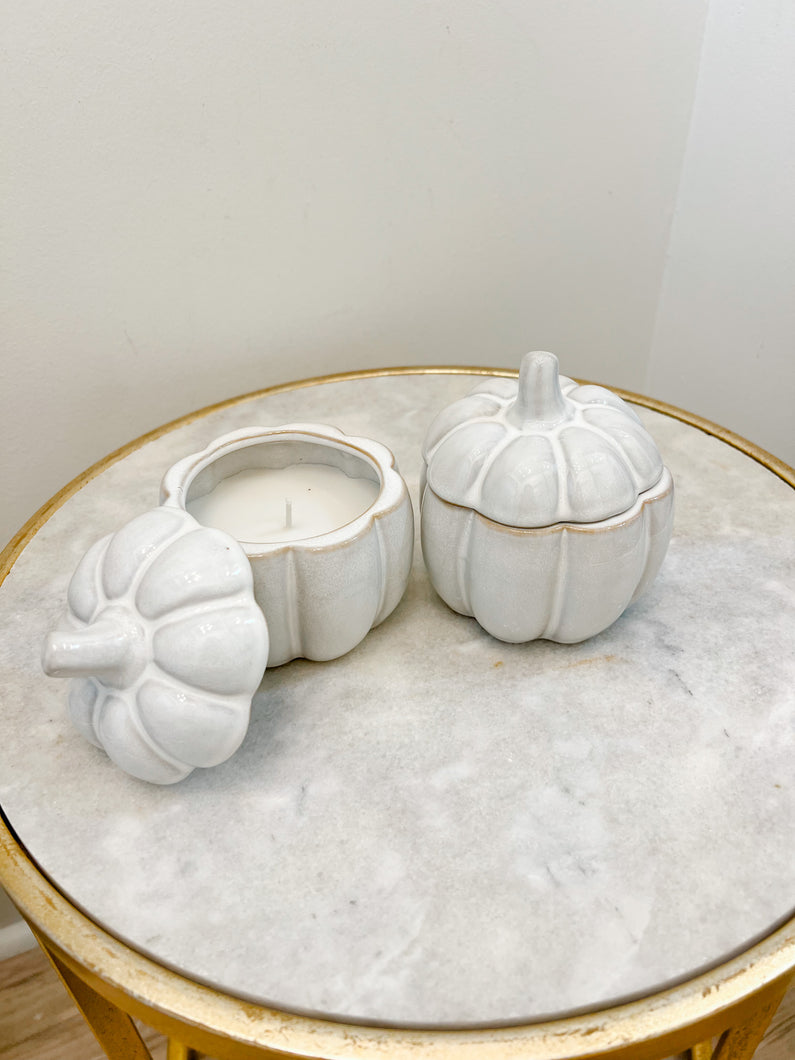 Pumpkin Spice Ceramic Candle