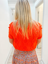 Load image into Gallery viewer, Sincerely Ours Selfie Sweater | Orange
