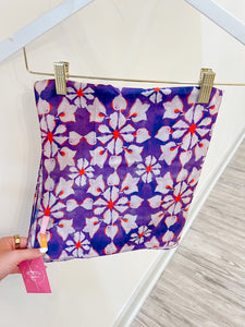 Briton Court Scarf | Purple & Orange