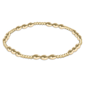 enewton Harmony Joy Pattern 2mm Bead Bracelet - Gold