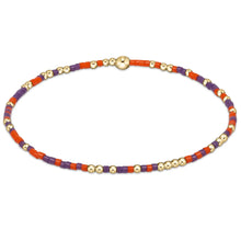 Load image into Gallery viewer, enewton Gameday Hope Unwritten Bracelet | Bright Orange &amp; Purple