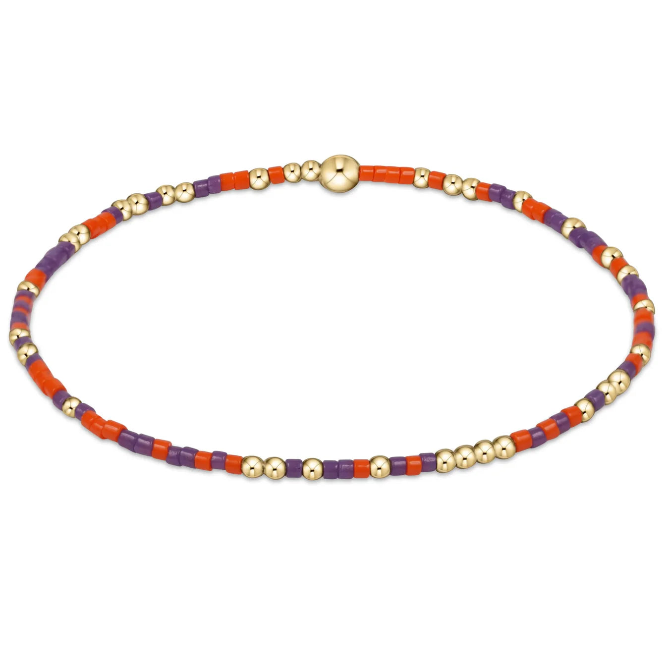 enewton Gameday Hope Unwritten Bracelet | Bright Orange & Purple