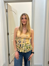 Load image into Gallery viewer, En Saison Carrera Top | Blush Blue Yellow