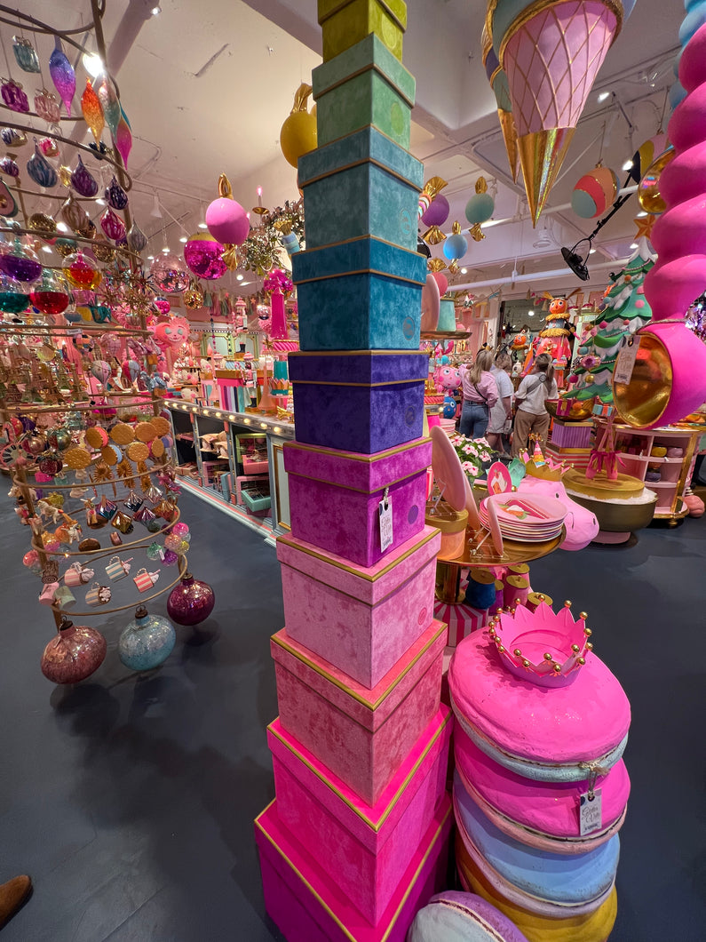 Velvet Patisserie Square Stacking Boxes