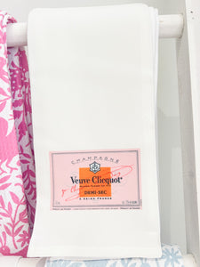 Veuve Pink Label Kitchen Towel