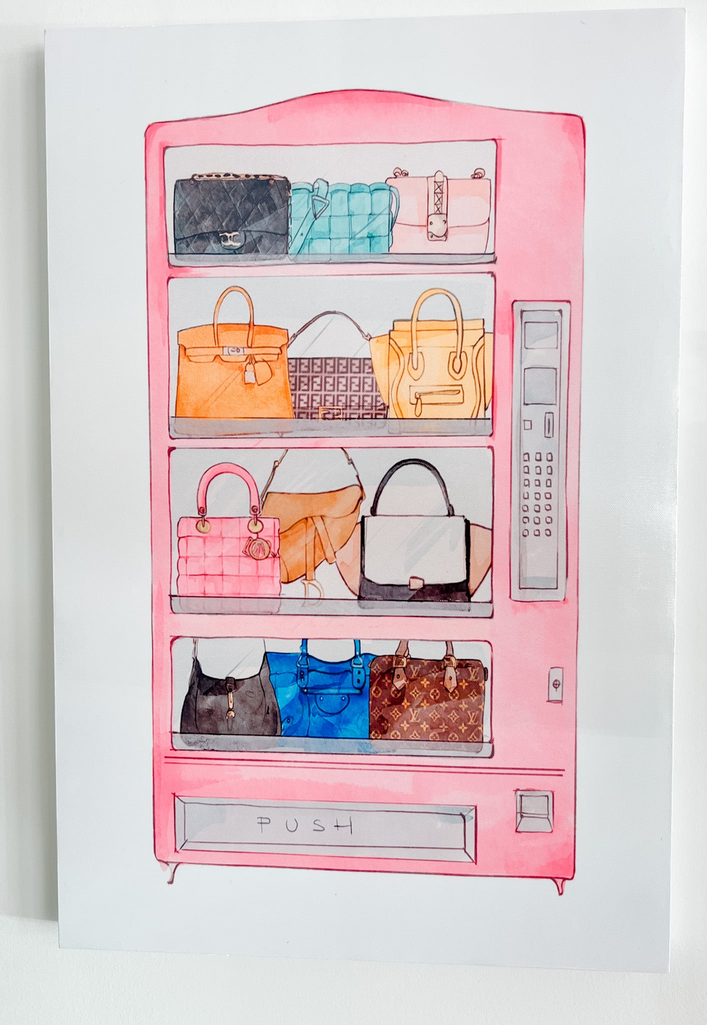 Vending Canvas Wall Art | Large