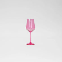 Load image into Gallery viewer, GlassHauseCo Colored Wines Glass | Bubblegum Pink