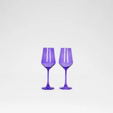 Load image into Gallery viewer, GlassHauseCo Colored Wines Glass | Veri Peri Purple